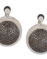 ILEANA MAKRI DIAMOND AND BLACK DIAMOND EARRINGS