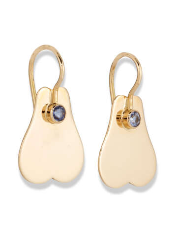 PEAR DROP POLISHED EARRINGS - фото 2