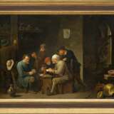 DAVID TENIERS DER JÜNGERE (NACHFOLGER) 1610 Antwerpen - 1690 Brüssel INTERIEUR MIT KARTENSPIELENDEN BAUERN - Foto 2