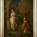 ITALIENISCHE/ALPENLÄNDISCHE SCHULE Tätig im 18. Jahrhundert REBEKKA UND ELISIER AM BRUNNEN - фото 2