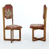 Angelo Vittorio Mira Bonomi. Pair of chairs in solid mahogany and plywood - Foto 1