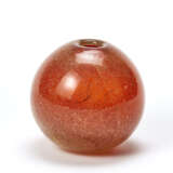 Carlo Scarpa. Small spherical vase in sommerso orange glass - photo 1