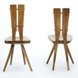 Carlo Mollino. Pair of chairs model "Cervinia" - Foto 1