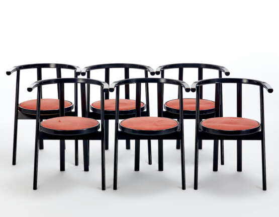 Piero de Martini. Lot of six chairs model "Alcina" - photo 1