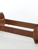 Dormeuse-sofa veneered in wood