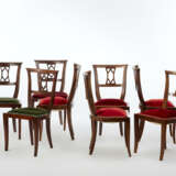 Gigiotti Zanini. Group of eight chairs in the twentieth century style - Foto 1