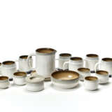 Manifattura Ceramica Arcore. Lot consisting of a carafe, six mugs, eight glasses, a plate, a bowl and a sugar bowl - photo 1