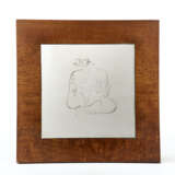 Lino Sabattini. Engraved silver-plated brass plate made as a tribute to employees - Foto 1