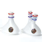 Lino Sabattini. Two lattimo glass vases of different shapes - photo 1