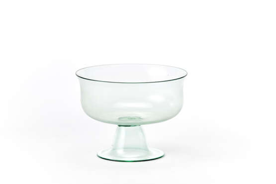 Manifattura di Murano. Clear light green blown glass stand - фото 1