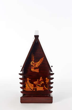 Giorgio Wenter Marini. Small house in solid Indian rosewood inlaid - Foto 3