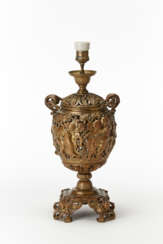 Pre-Raphaelite style table lamp