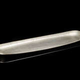 Arrigo Finzi. Large rectangular tray in hammered and calendered silver - фото 1