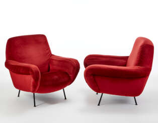 Pair of armchairs model "830"