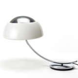 Table lamp in chromed steel, aluminum, white painted metal and methacrylate - photo 1