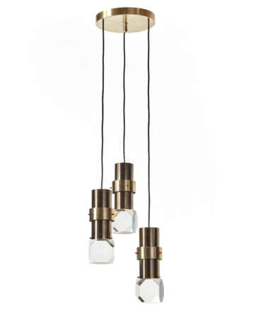 Gaetano Missaglia. Three-light suspension lamp - Foto 1