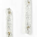 Venini. Pair of wall lamps in transparent colorless blown glass - Foto 1