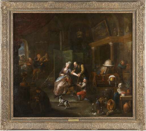 GERARD THOMAS (ATTR.) 1663 Antwerpen - 1720 Ebenda DER ADERLASS - Foto 2