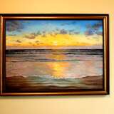 Painting “Beautiful sunset”, Canvas, Oil paint, Realist, Marine, Latvia, 2020 - photo 3