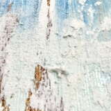 Peinture design «La meilleure peinture dorée abstraite universelle dans les tons bleus dans votre intérieur. Fabriqué sur panneau dur, à base de matériau recyclé 24,8 x 35,43», Carton, Peinture acrylique, Abstractionisme, Nature morte, 2000 - photo 5