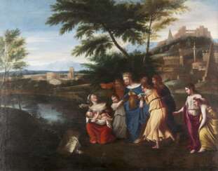 THOMAS BLANCHET (ATTR.) 1614 Paris - 1689 Lyon Die Auffindung des Moses