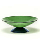 Carlo Scarpa. Small stand in green incamiciato blown glass - photo 1