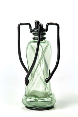 Umberto Bellotto. Vase in transparent greenish blown glass - фото 2