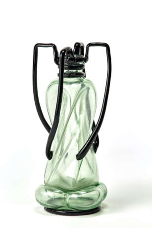 Umberto Bellotto. Vase in transparent greenish blown glass - фото 3