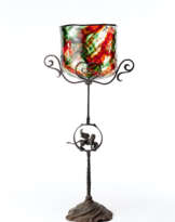 Boiler vase in transparent