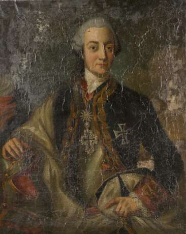 DEUTSCHER MEISTER Tätig im 18. Jahrhundert PORTRAIT EINES KÖNIG - photo 1