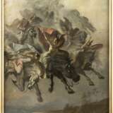 CARL EHRENBERG (ATTR.) 1840 Dannau - 1914 Dresden Mythologische Darstellung von Kriegerinnen auf fliegenden Rössern - фото 2