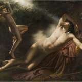 ANNE-LOUIS GIRODET-TRIOSON (KOPIE NACH) 1767 Montargis - 1824 Paris Der Schlaf des Endymion - Foto 1