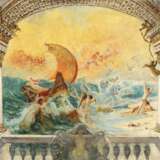 GUSTAV WERTHEIMER 1847 Wien - 1902 Paris Triumph der Amphitrite; wohl Studie zu einer Wandmalerei - Foto 1