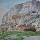 Drawing “At the South Gate.”, Paper, Watercolor, Realist, Landscape painting, 2003 - photo 1