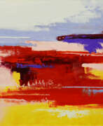 Abstract Expressionism. Airship flight
