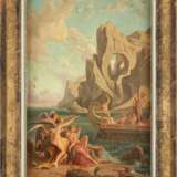 FRIEDRICH PRELLER D.Ä. (KOPIE NACH) 1804 Eisenach - 1878 Weimar Triptychon aus dem Odyssee-Freskenzyklus: Odysseus entkommt den Lockungen der Sirenen (1), Odysseus empfängt von Hermes das Moly (2), Ankunft des Odysseus auf Ithaka (3) - фото 4