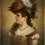 CREMONT Tätig um 1880 Junge Dame in historischem Gewand - фото 3