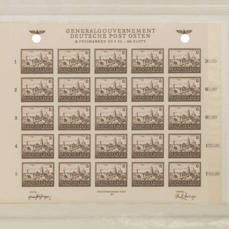 Briefmarkenalbum Böhmen/ Mähren, Generalgouvernement - фото 2