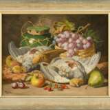 CHARLES THOMAS BALE Tätig 1866-1895. Gemäldepaar: Früchtestillleben mit Trauben, Honigtopf (1) und toten Tauben (2) - фото 2