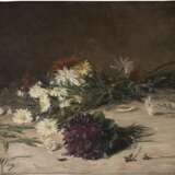 H M VOS Tätig 1. Hälfte 20. Jahrhundert Zerstreutes Bouquet Wildblumen - Foto 1
