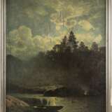 SOPHUS JACOBSEN 1833 Frederikshald - 1912 Düsseldorf Flusslandschaft im Mondschein - фото 2