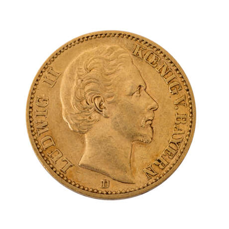 Bayern/GOLD - 20 Mark 1873 D - фото 1