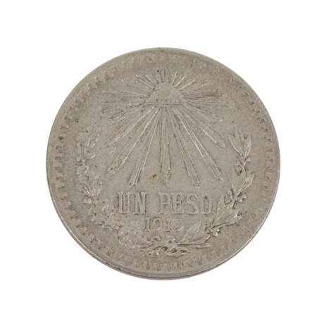 1 Pesos Mexiko /SILBER - Foto 2