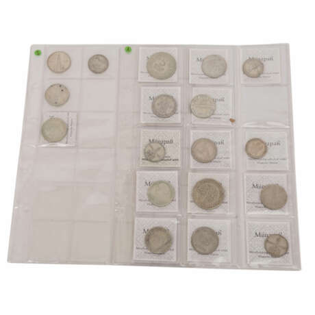 Deutsches Reich - Konvolut von 18 Münzen, - photo 1