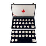 Schatulle Die offiziellen Silbergedenkmünzen Kanadas, - photo 1