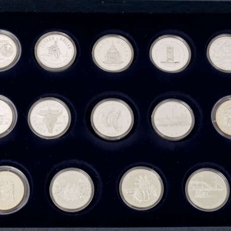 Schatulle Die offiziellen Silbergedenkmünzen Kanadas, - photo 3