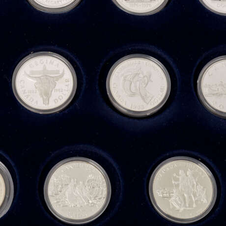 Schatulle Die offiziellen Silbergedenkmünzen Kanadas, - photo 4