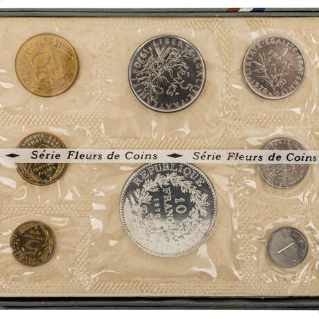 4x KMS Frankreich Monnaie de Paris 1970-1973 - Foto 2