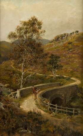 RALPH HEDLEY 1851 - 1913 Wanderer in den Yorkshire-Dales - photo 1