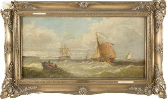 WILLIAM CALLOW (ATTR.) 1812 Greenwich - 1908 Great Missender Segelschiffe und Boote auf See - Foto 2